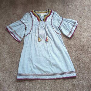 Anthropologie Maeve Embroidered Peasant Dress Sz. Small